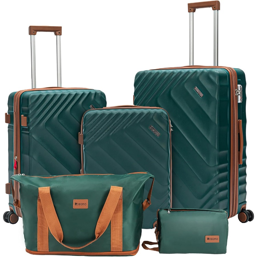 Expandable Hard Shell Luggage Set - Ensemble de bagages rigides extensibles en