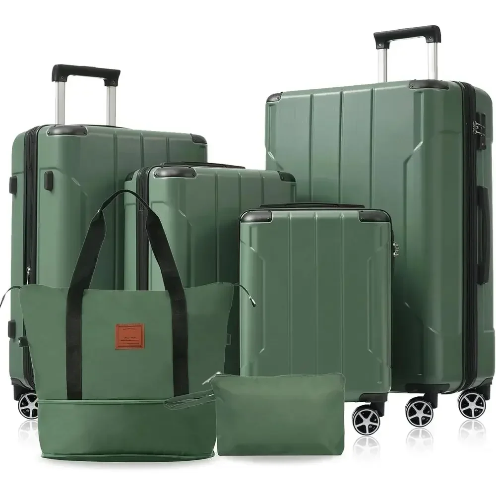 Ensemble de 6 valises rigides  - Expandable Hard Shell Luggage Set avis et prix