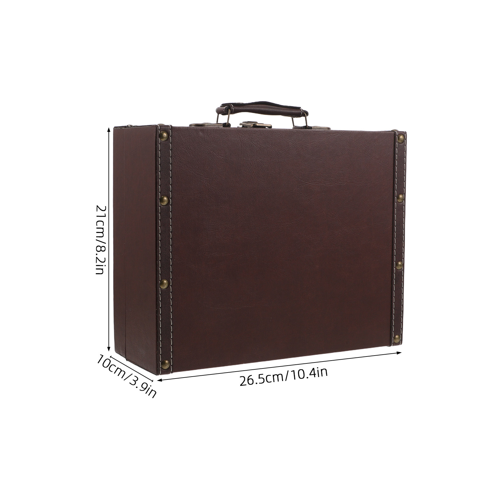 Boîte de rangement rétro en bo - Retro Vintage Trunk Suitcase avis et prix
