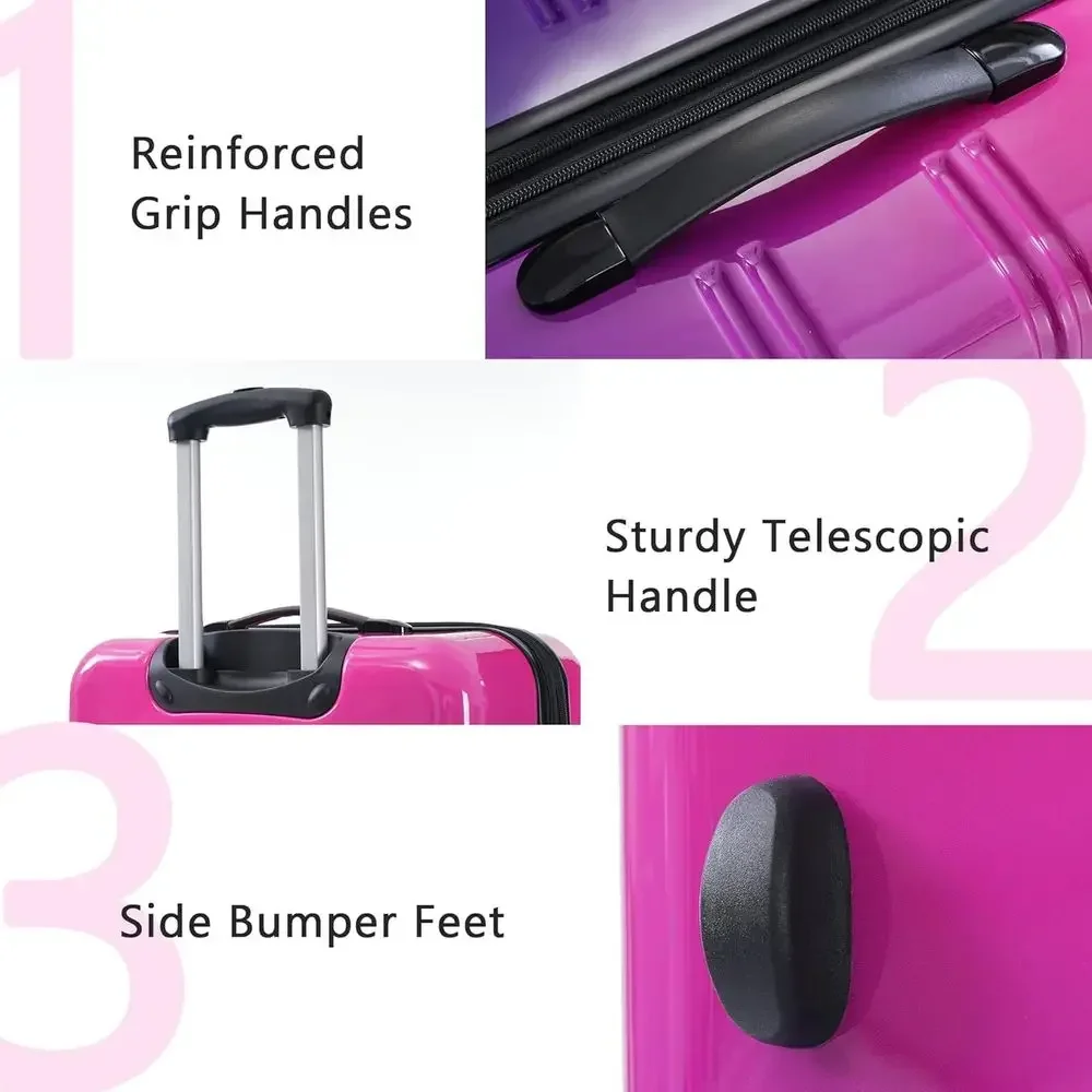 Ensemble de 3 valises rigides  - Expandable Hard Shell Luggage Set avis et prix