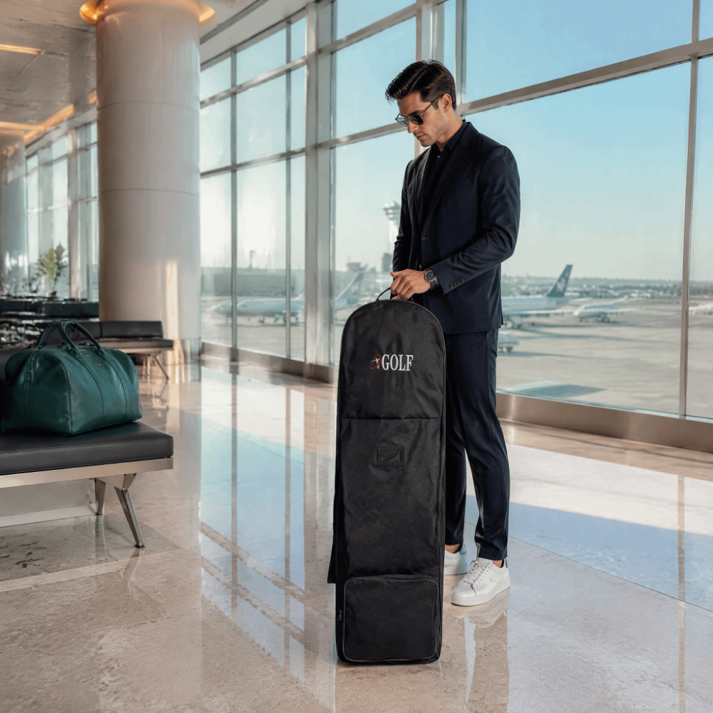 Sac de golf noir pliable à rou - Foldable Rolling Luggage Bag avis et prix