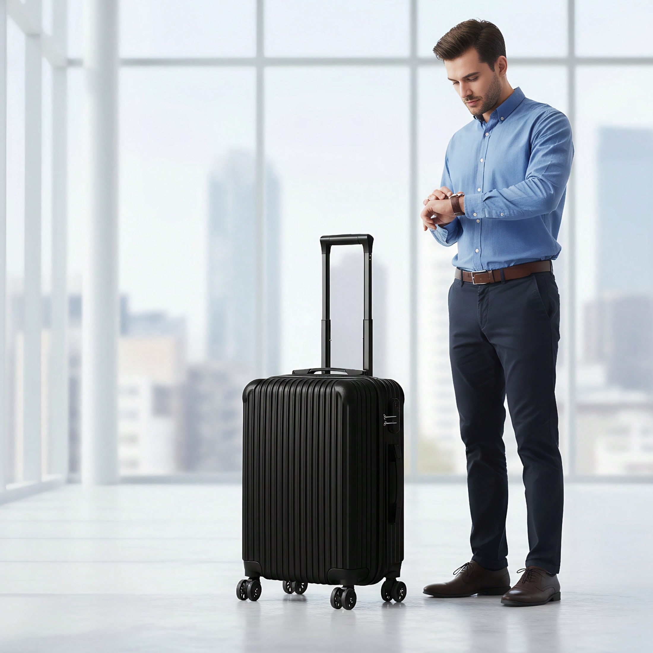 Valise à roulettes rigide de 2 - Spinner Wheel Rolling Suitcase 20 Inch avis et prix