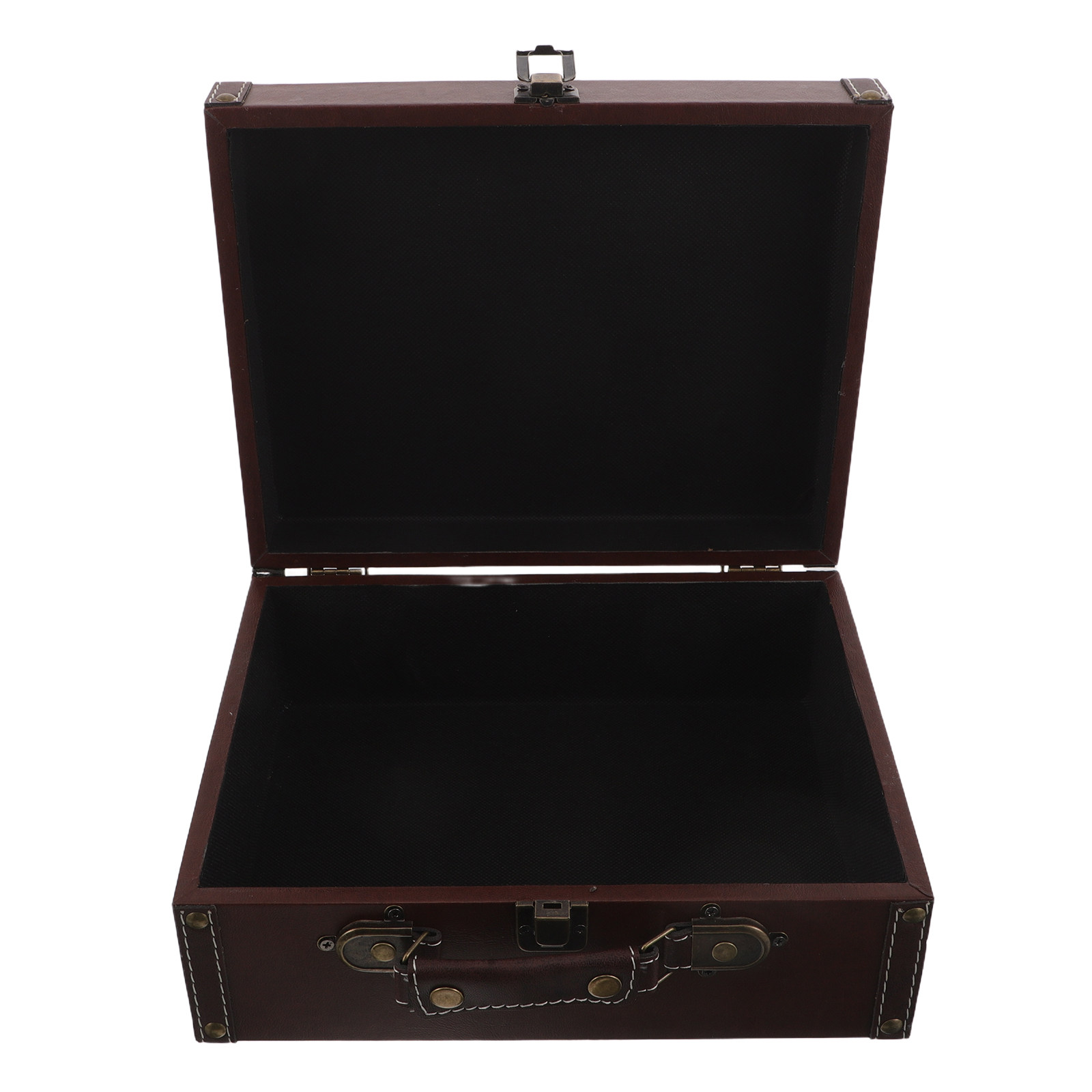 Boîte de rangement rétro en bo - Retro Vintage Trunk Suitcase avis et prix