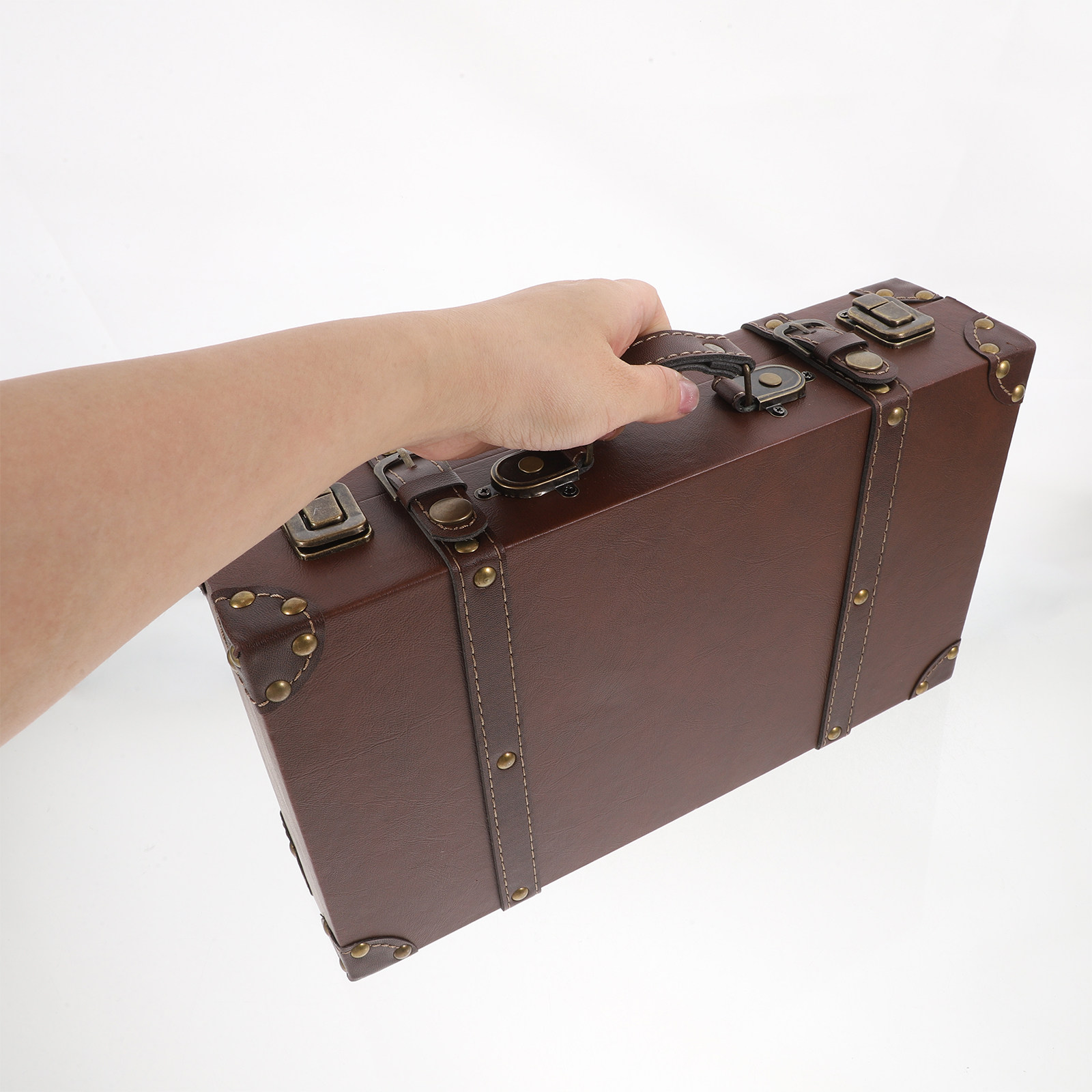 Valise vintage, style britanni - Retro Vintage Trunk Suitcase avis et prix