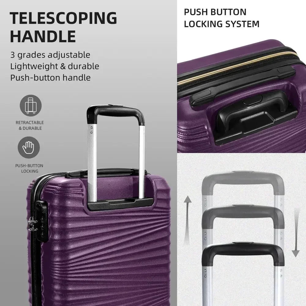 Ensemble de 5 valises rigides  - Expandable Hard Shell Luggage Set avis et prix