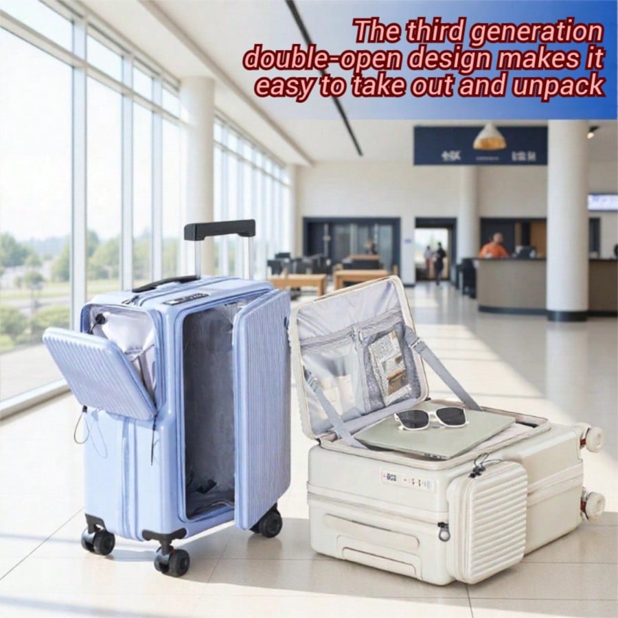 Valise de cabine rigide à ouve - Spinner Wheel Rolling Suitcase 20 Inch avis et prix