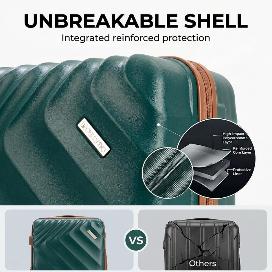 Ensemble de bagages rigides ex - Expandable Hard Shell Luggage Set avis et prix