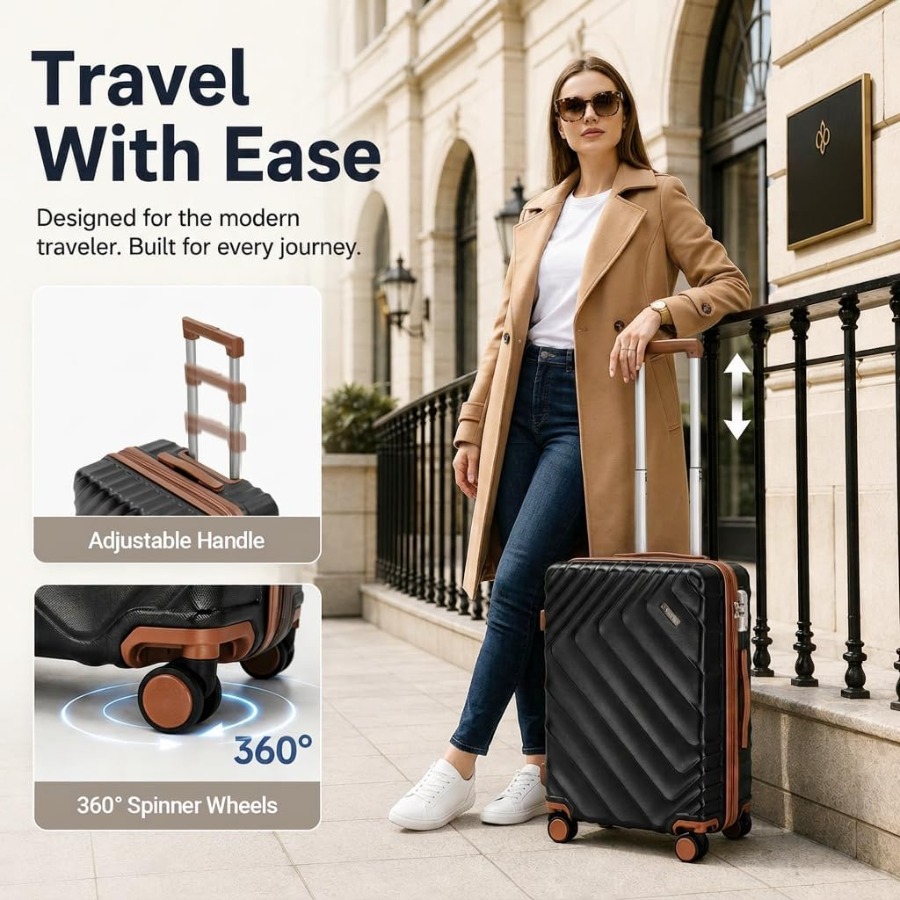 Ensemble de bagages rigides ex - Expandable Hard Shell Luggage Set avis et prix