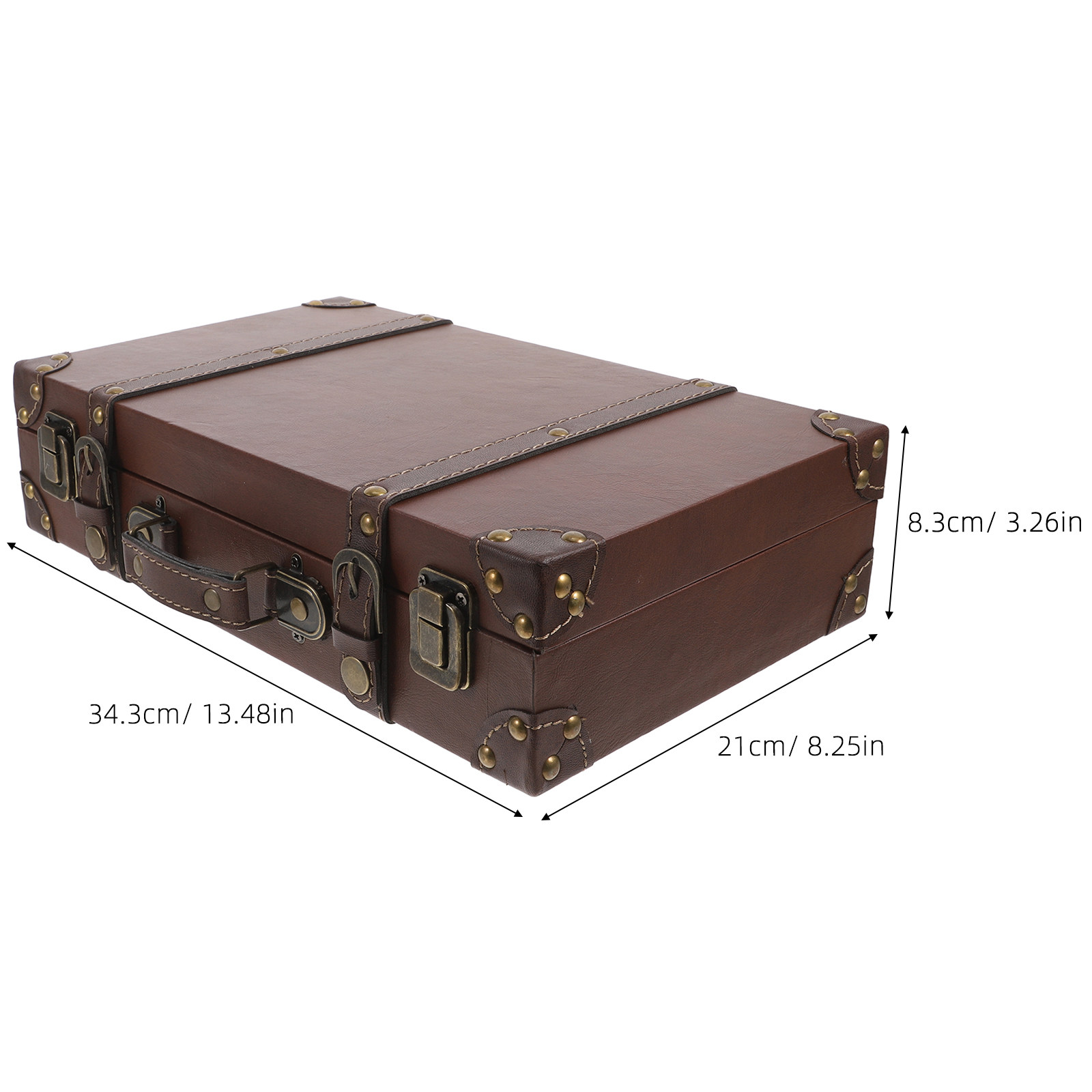 Valise vintage de style britan - Retro Vintage Trunk Suitcase avis et prix